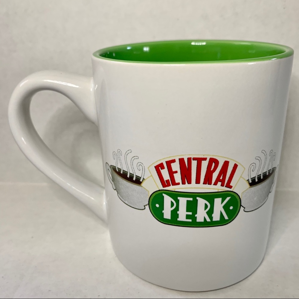 New Friends Central Perk Mug White/Green 14 oz